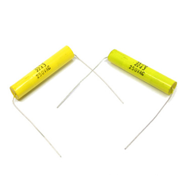 2016 Topmay Hot Selling Axial Polyester Film Capacitor